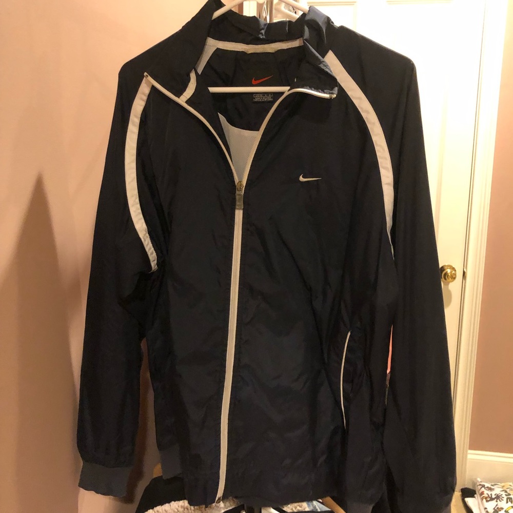 Navy Blue Nike Windbreaker